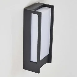 Applique Murale D'Exterieur Skove Led Anthracite, 1 Lumiere, Detecteur De Mouvement