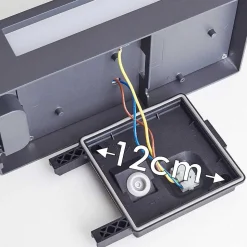 Applique Murale D'Exterieur Skove Led Anthracite, 1 Lumiere, Detecteur De Mouvement