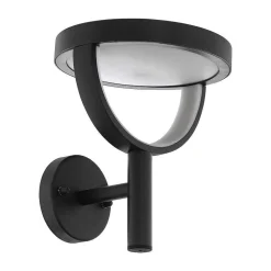 Applique Murale Eglo Connect Francari-C Led Noir, 1 Lumiere