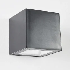 Applique Murale Exterieure Solaire Lapeer Led Noir, 1 Lumiere