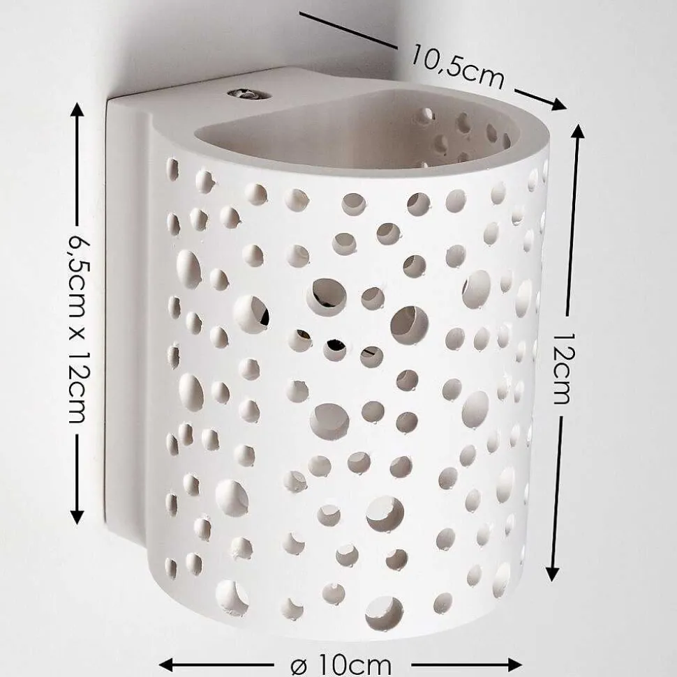 Applique Murale Glenden Blanc, 1 Lumiere