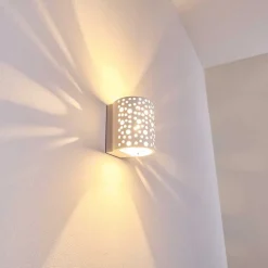 Applique Murale Glenden Blanc, 1 Lumiere