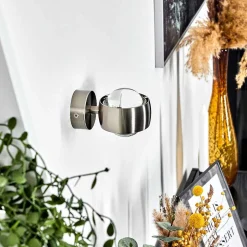 Applique Murale Hofstein Sapri Nickel Mat, 1 Lumiere