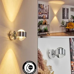 Applique Murale Indore Led Aluminium, 2 Lumieres