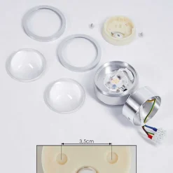 Applique Murale Indore Led Aluminium, 2 Lumieres