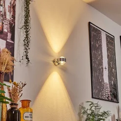 Applique Murale Indore Led Aluminium, 2 Lumieres