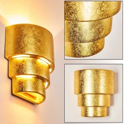 Applique Murale Karatschi Or, 1 Lumiere