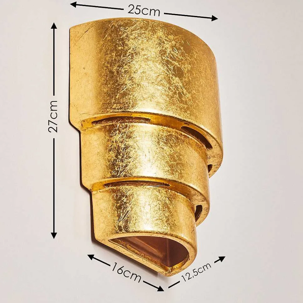 Applique Murale Karatschi Or, 1 Lumiere