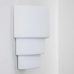Applique Murale Karatschi Blanc, 1 Lumiere
