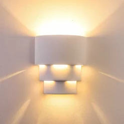 Applique Murale Karatschi Blanc, 1 Lumiere