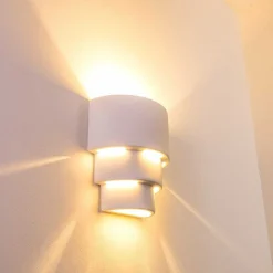 Applique Murale Karatschi Blanc, 1 Lumiere