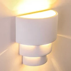 Applique Murale Karatschi Blanc, 1 Lumiere