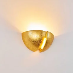 Applique Murale Kawasaki Or, 1 Lumiere