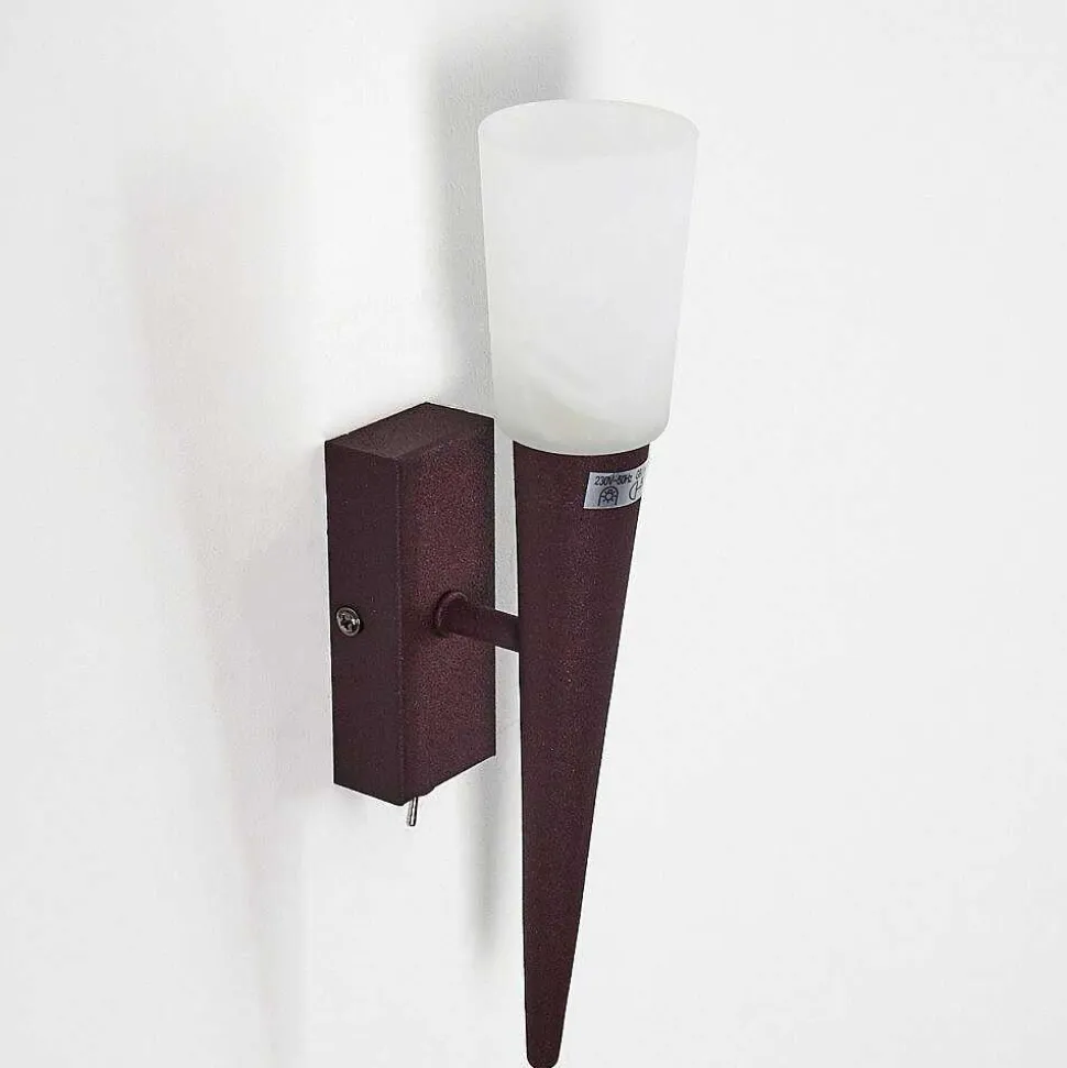 Applique Murale Kundi Rouille, 1 Lumiere