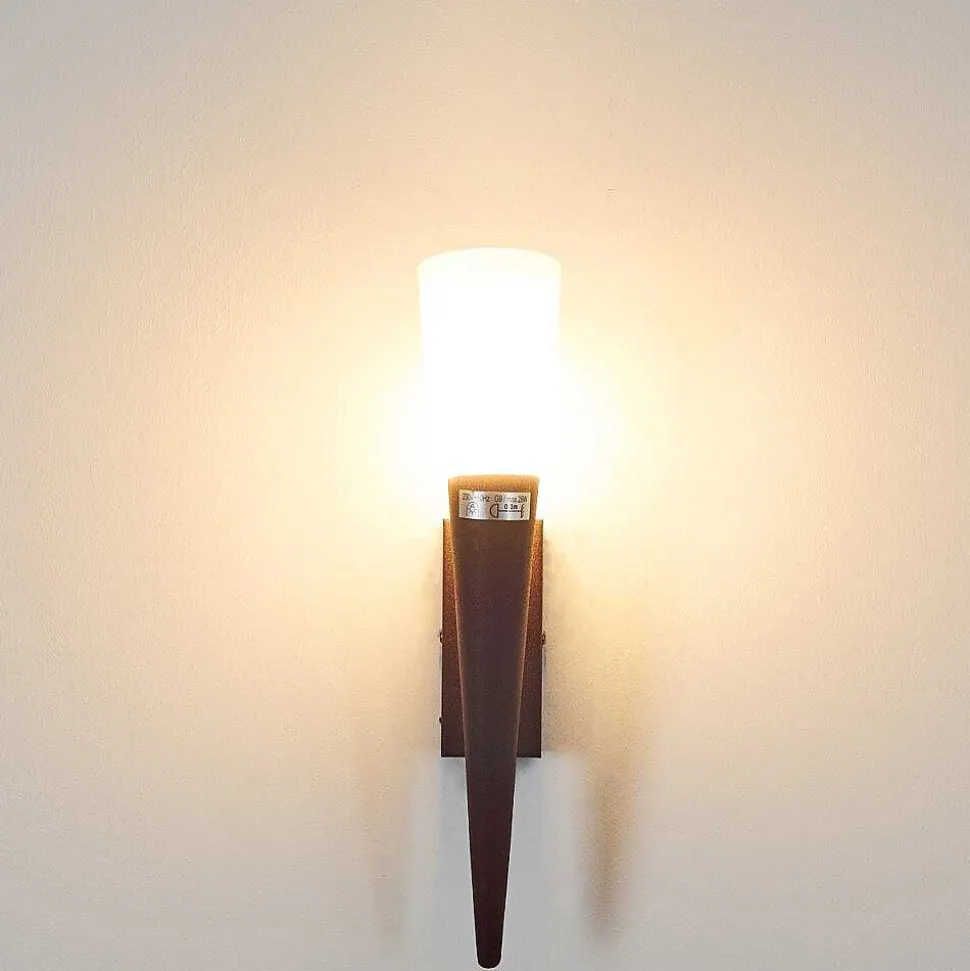 Applique Murale Kundi Rouille, 1 Lumiere