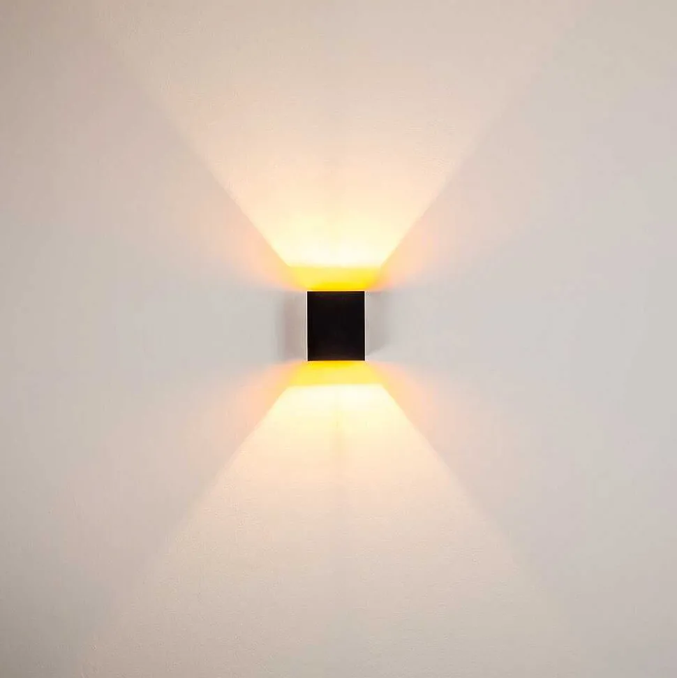 Applique Murale Laforsen Noir Dore, 1 Lumiere