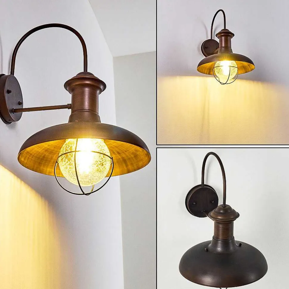 Applique Murale Lappo Rouille, 1 Lumiere