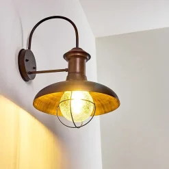 Applique Murale Lappo Rouille, 1 Lumiere