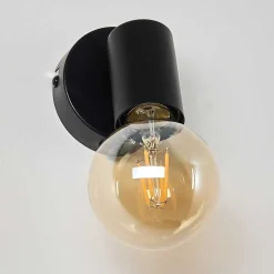 Applique Murale Maidford Noir, 1 Lumiere