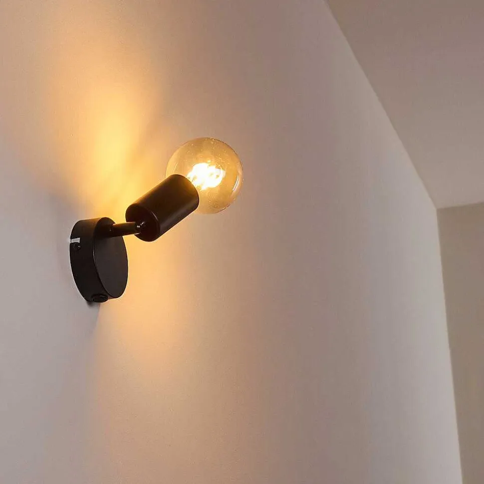 Applique Murale Maidford Noir, 1 Lumiere