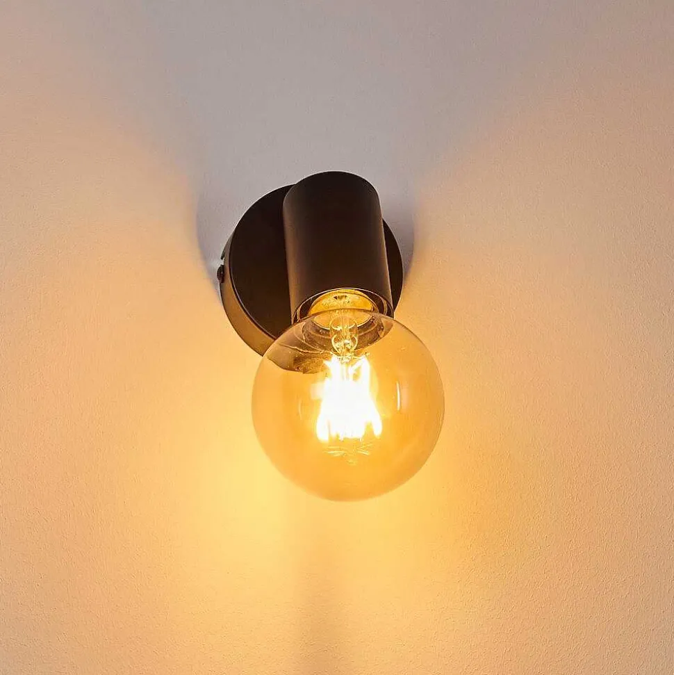 Applique Murale Maidford Noir, 1 Lumiere