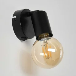 Applique Murale Maidford Noir, 1 Lumiere