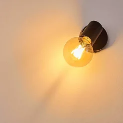 Applique Murale Maidford Noir, 1 Lumiere