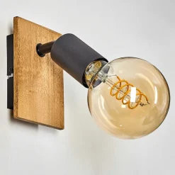 Applique Murale Maidford Ecru, Noir, 1 Lumiere