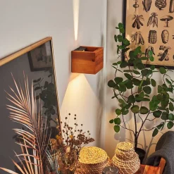 Applique Murale Marmorera Led Ecru, Noir, 1 Lumiere