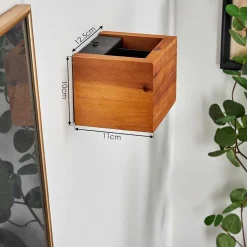 Applique Murale Marmorera Led Ecru, Noir, 1 Lumiere