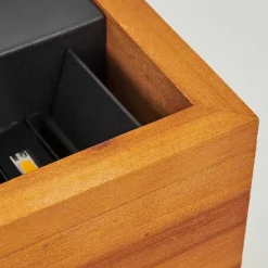 Applique Murale Marmorera Led Ecru, Noir, 1 Lumiere