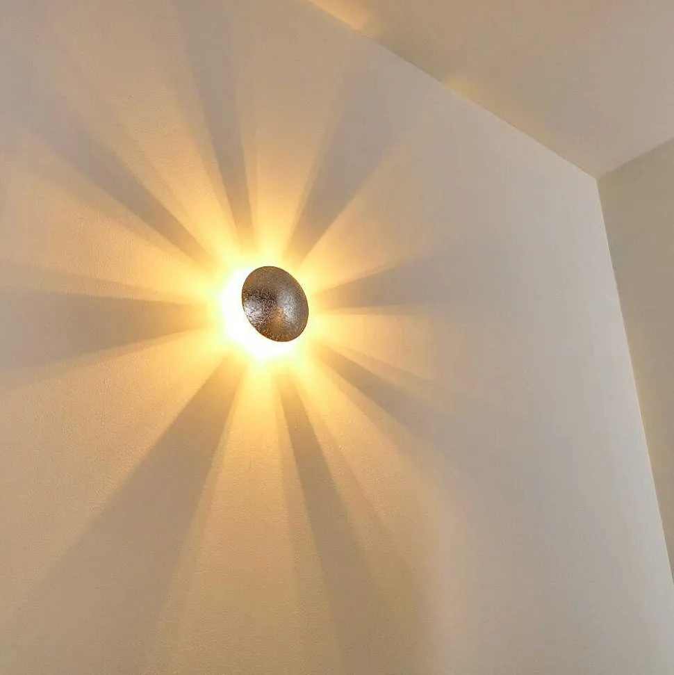 Applique Murale Mezia Argente, 1 Lumiere