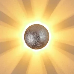 Applique Murale Mezia Argente, 1 Lumiere