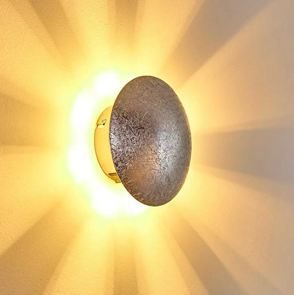 Applique Murale Mezia Argente, 1 Lumiere