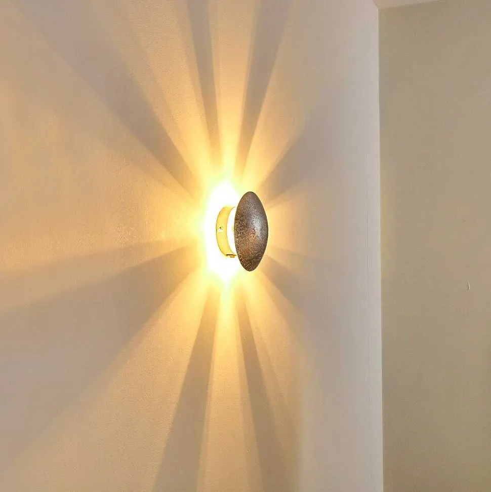 Applique Murale Mezia Argente, 1 Lumiere