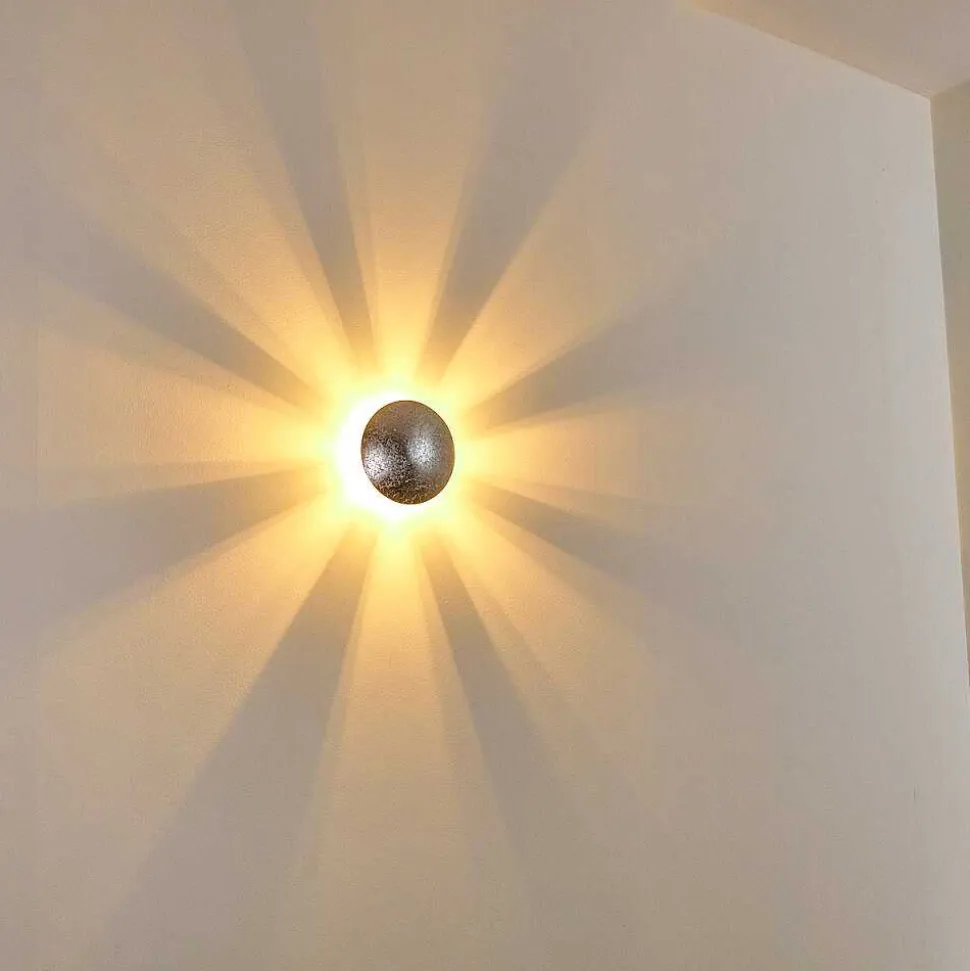 Applique Murale Mezia Argente, 1 Lumiere