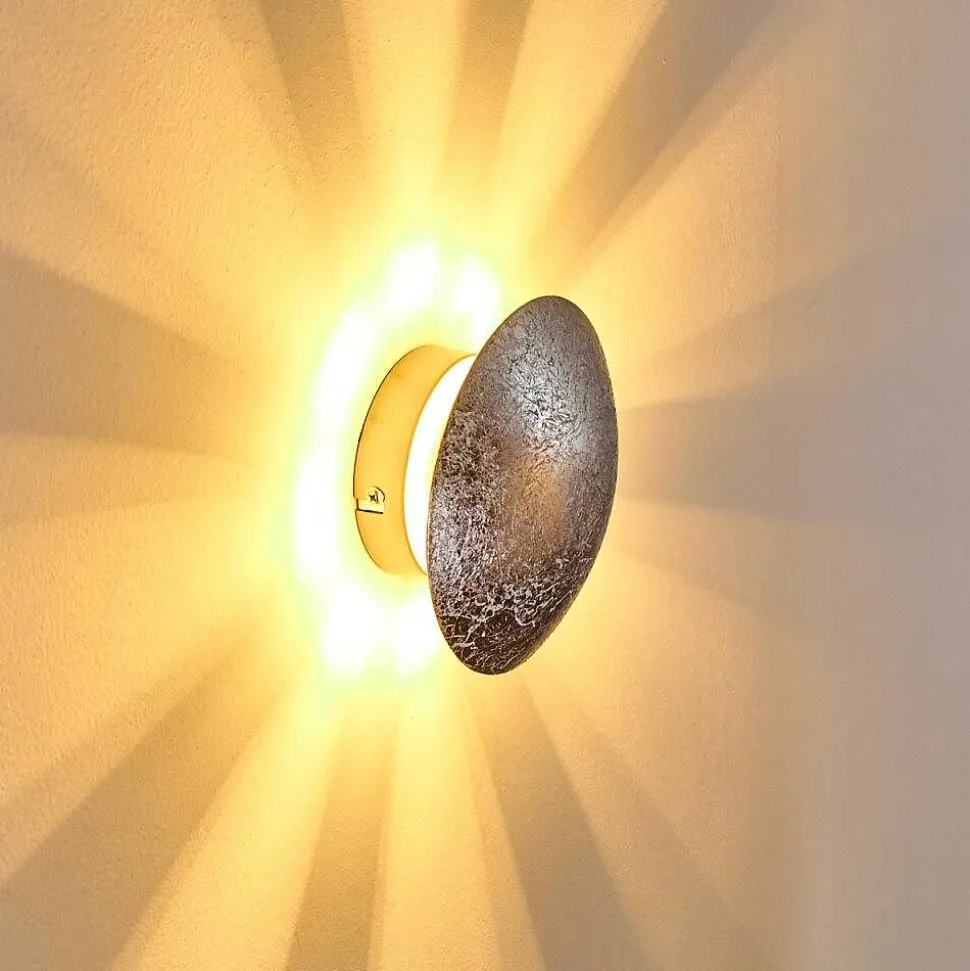 Applique Murale Mezia Argente, 1 Lumiere