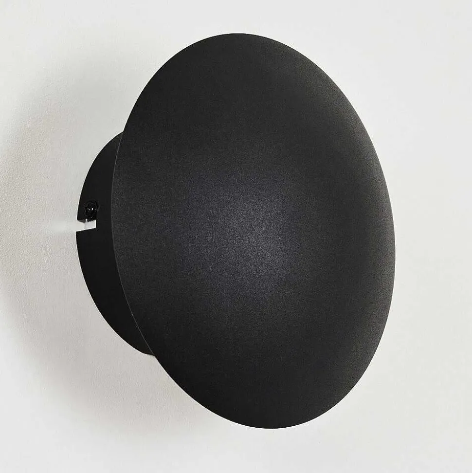 Applique Murale Mezia Led Noir, 1 Lumiere