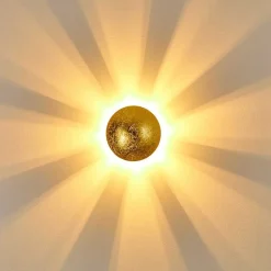 Applique Murale Mezia Or, 1 Lumiere