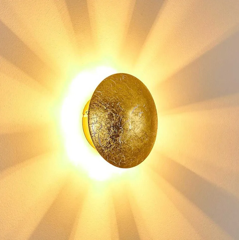 Applique Murale Mezia Or, 1 Lumiere