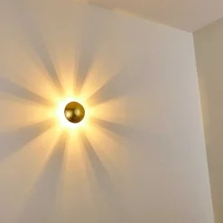 Applique Murale Mezia Or, 1 Lumiere