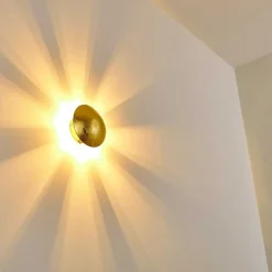 Applique Murale Mezia Or, 1 Lumiere