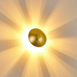 Applique Murale Mezia Or, 1 Lumiere