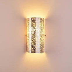 Applique Murale Modica Argente, 1 Lumiere