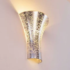 Applique Murale Nerola Argente, 1 Lumiere