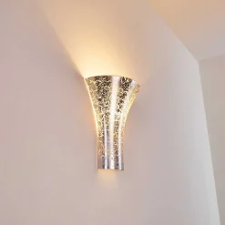 Applique Murale Nerola Argente, 1 Lumiere