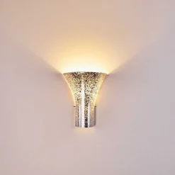 Applique Murale Nerola Argente, 1 Lumiere