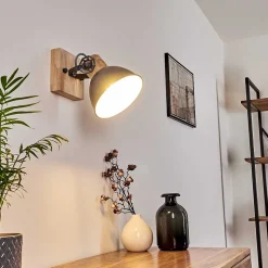 Applique Murale Orny Bois Clair, 1 Lumiere