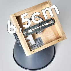 Applique Murale Orny Bois Clair, 1 Lumiere