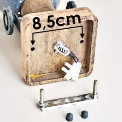 Applique Murale Orny Bois Clair, 1 Lumiere